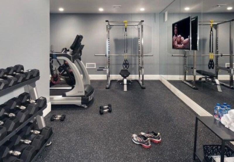 best flooring for home gym in basement