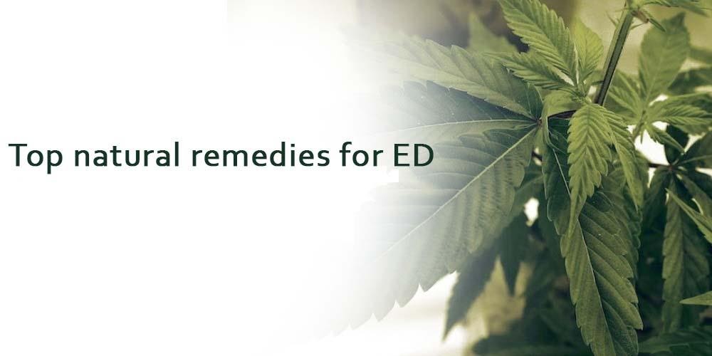 Top natural remedies for ED